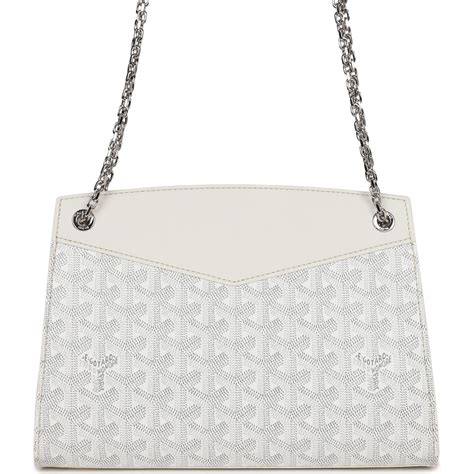 routte goyard|Goyard Rouette Structure PM Bag White Goyardine Palladium .